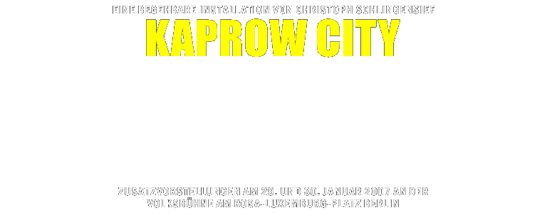 Kaprow City