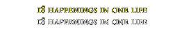 18 HAPPENINGS IN ONE LIFE